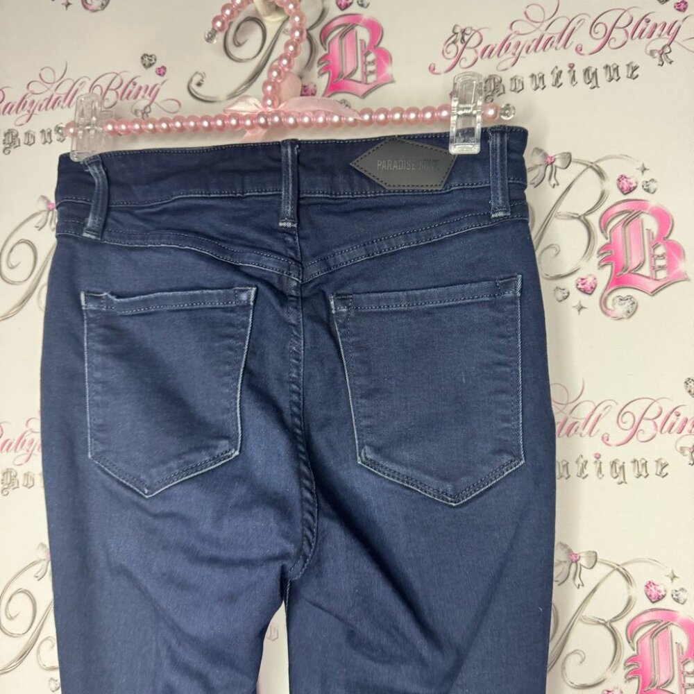 Paradise mine high rise jegging soft Women's Dark Blue Jeans tight aritzia - Picture 4 of 9